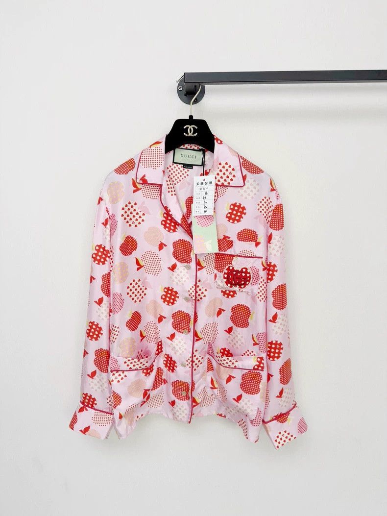 Gucci Gucci Silk Pajama Set with Tags Size M / US 6-8 / IT 42-44 - 2 Thumbnail
