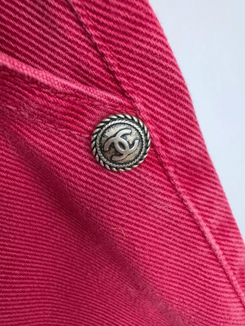 Chanel Chanel Red Cargo Jeans Womens Size 36" / US 14 / IT 50 - 3 Thumbnail