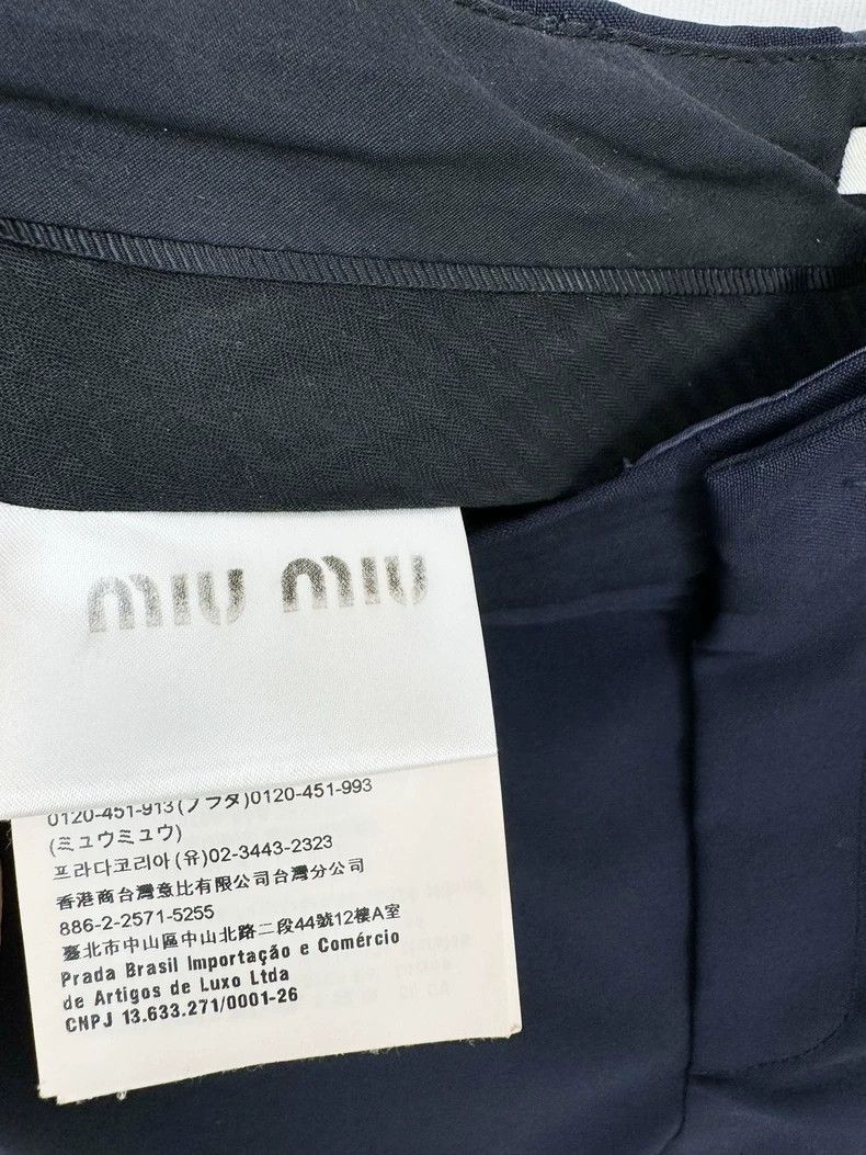 Miu Miu Miumiu Wool Casual Pants Spring Summer Size 38" / US 16 / IT 52 - 5 Thumbnail