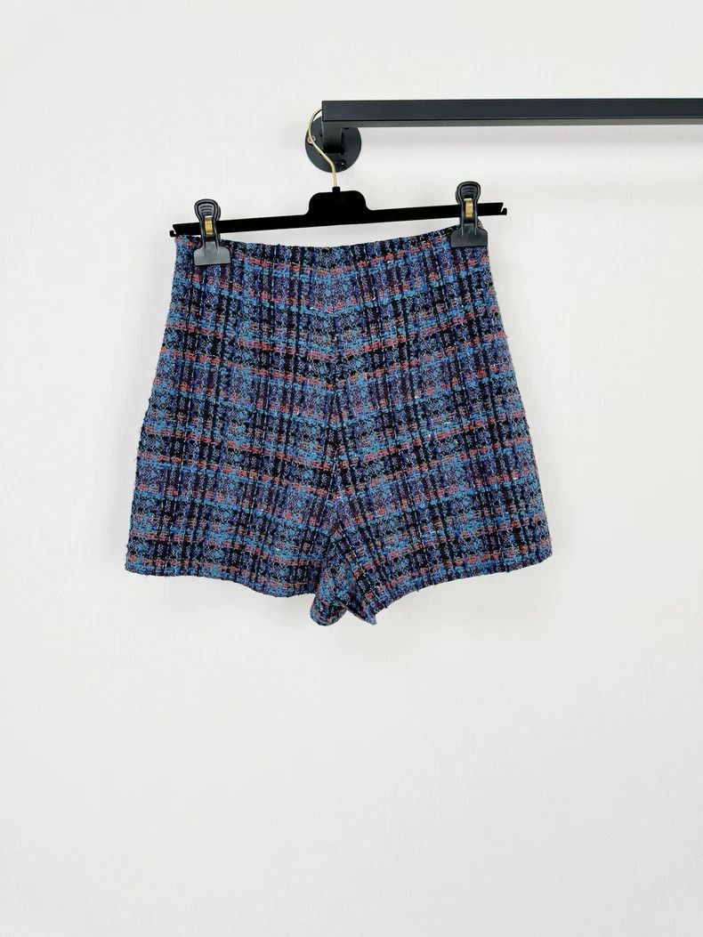 Sandro Sandro Women's Tweed Pattern Shorts Size 34" / US 12 / IT 48 - 5 Thumbnail