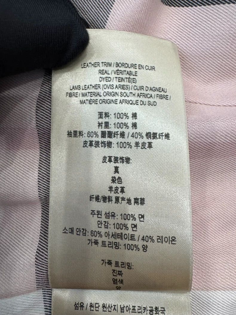 Burberry Burberry London Pink Double-Breasted Trench Coat Size XS / US 0-2 / IT 36-38 - 8 Thumbnail