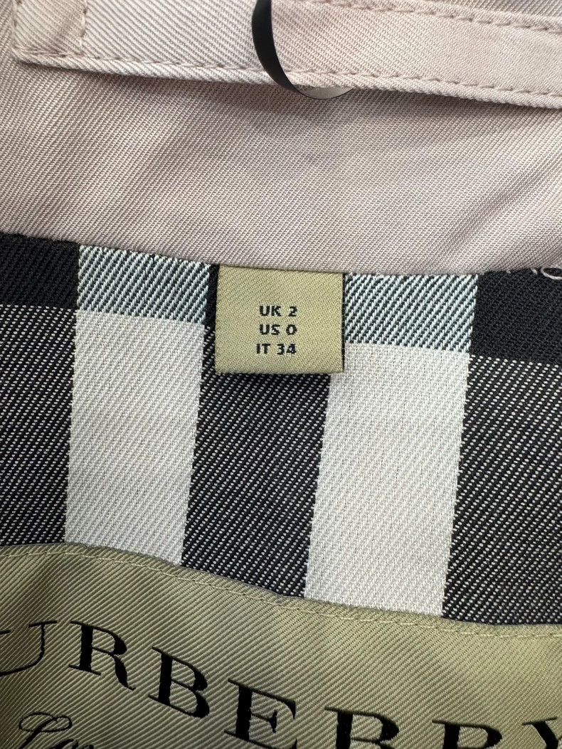 Burberry Burberry London Pink Double-Breasted Trench Coat Size XS / US 0-2 / IT 36-38 - 6 Thumbnail