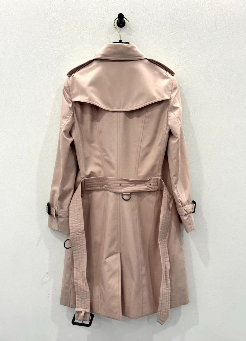 Burberry Burberry London Pink Double-Breasted Trench Coat Size XS / US 0-2 / IT 36-38 - 3 Thumbnail