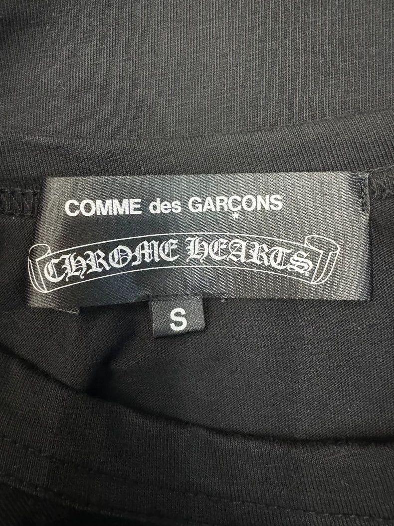 Chrome Hearts Chrome Hearts x CDG DSM Limited Black Tee Size S / US 4 / IT 40 - 4 Thumbnail