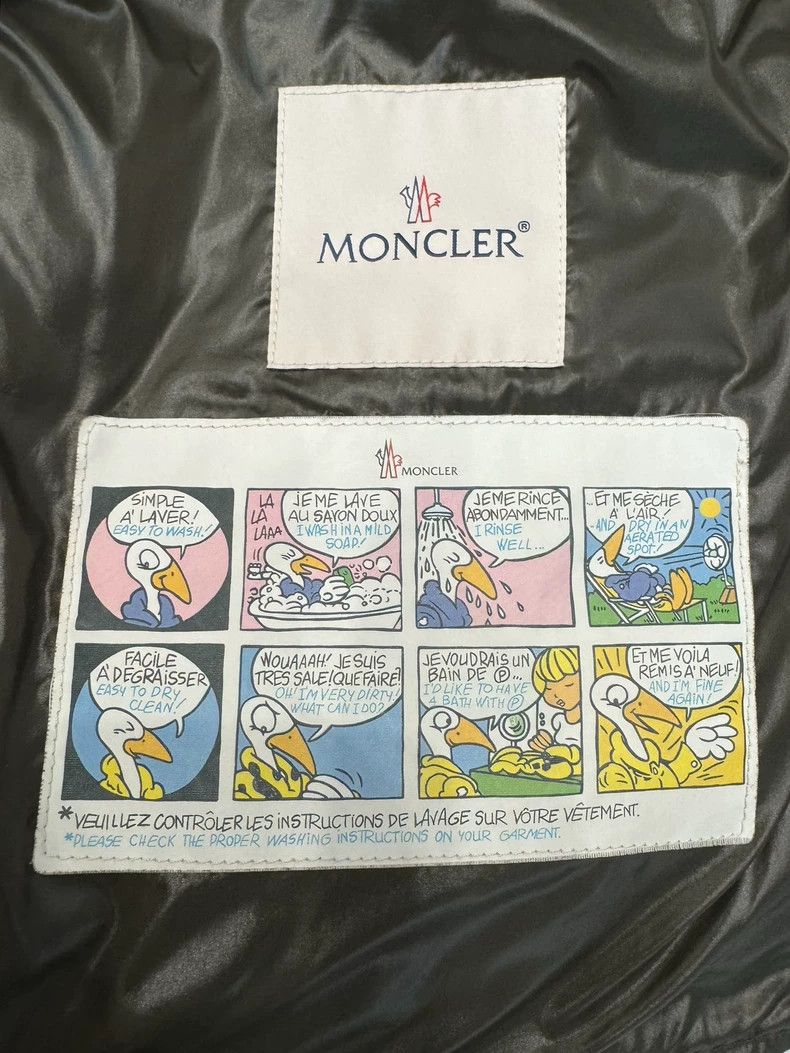 Moncler Moncler Black Logo Puffer Jacket Size XL / US 12-14 / IT 48-50 - 8 Thumbnail