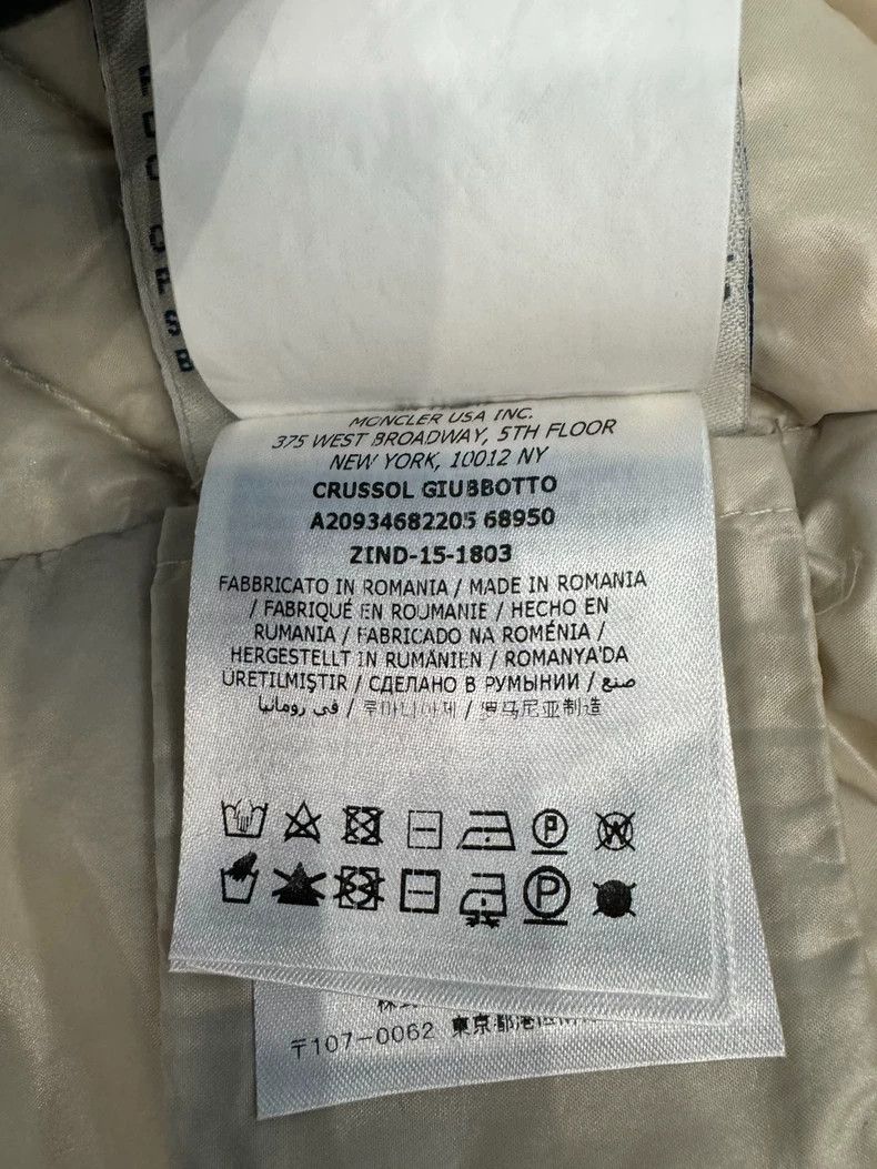 Moncler Moncler Crussol Logo Down Jacket Size S / US 4 / IT 40 - 6 Thumbnail