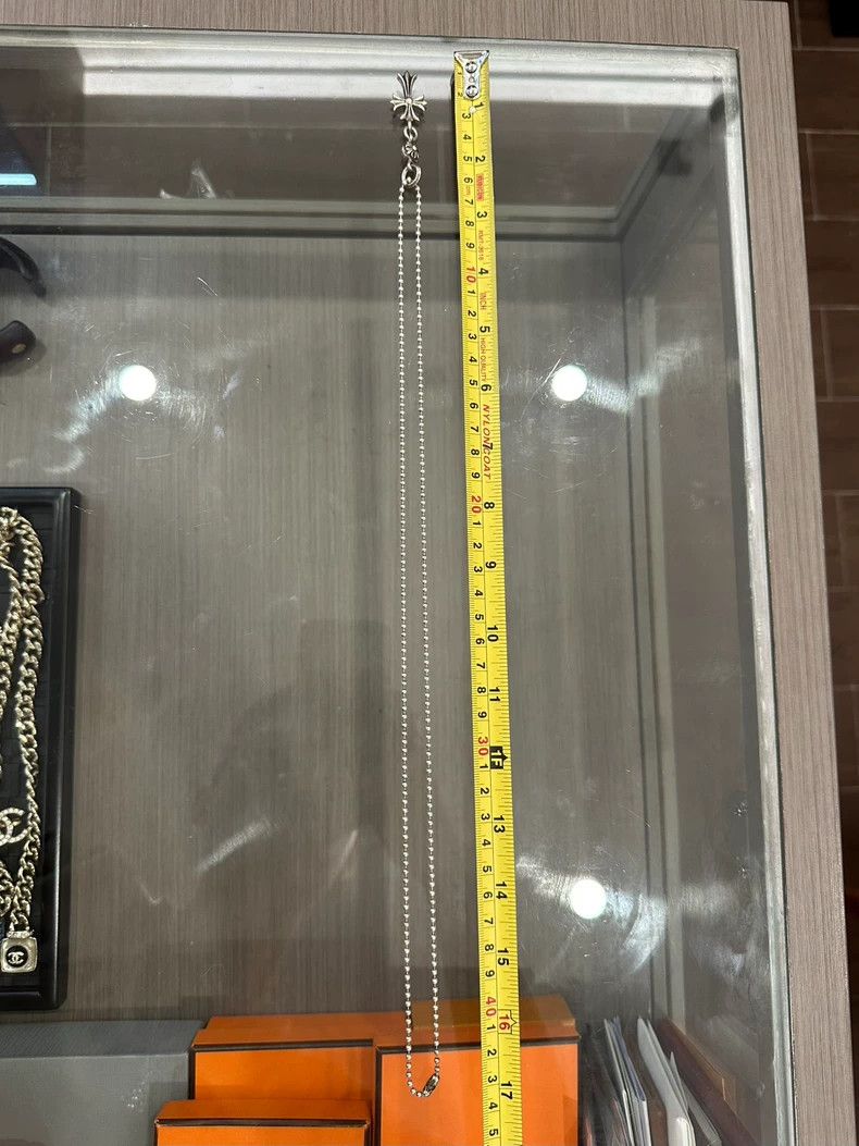 Chrome Hearts Chrome Hearts Silver Cross Pendant Necklace Size ONE SIZE - 8 Thumbnail
