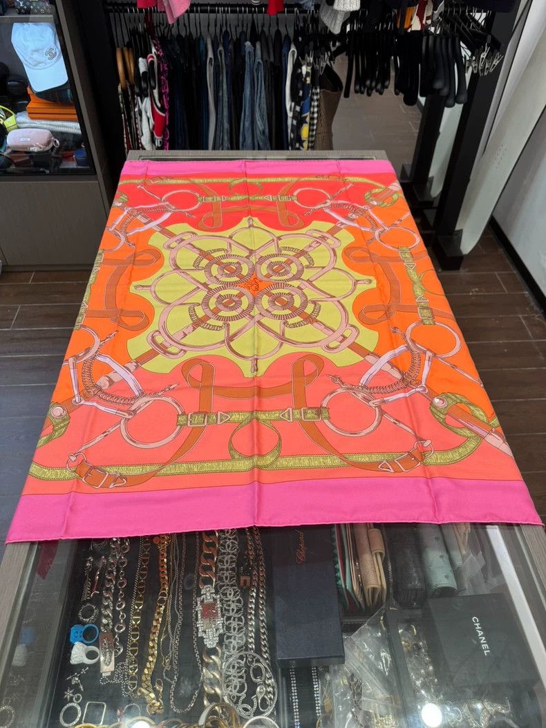 Hermes Hermes Pop Art Horse Silk Scarf 90cm Size ONE SIZE - 4 Thumbnail