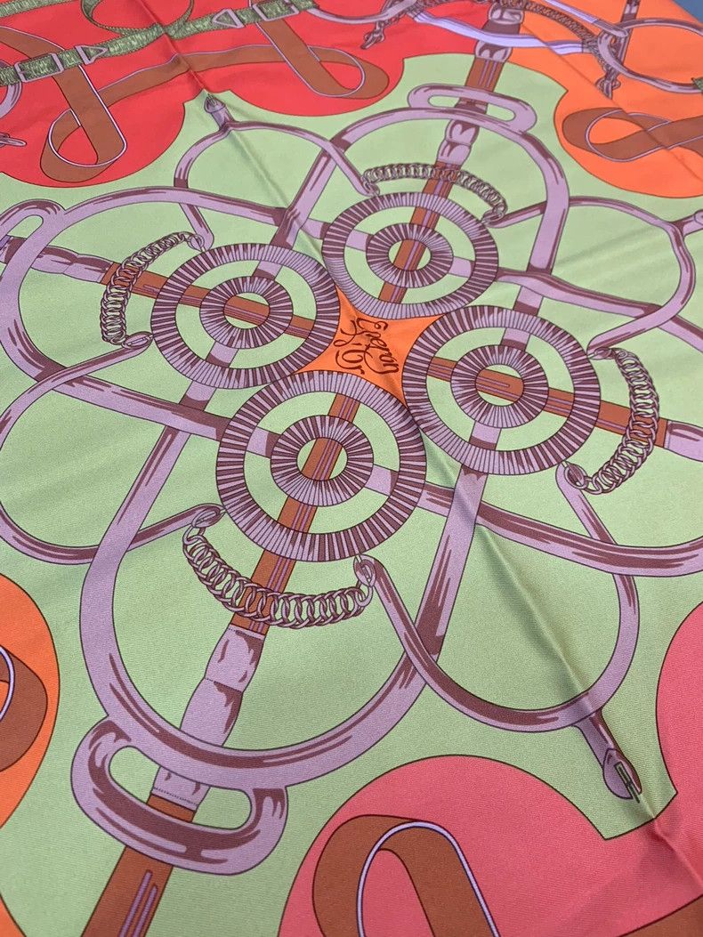 Hermes Hermes Pop Art Horse Silk Scarf 90cm Size ONE SIZE - 6 Thumbnail