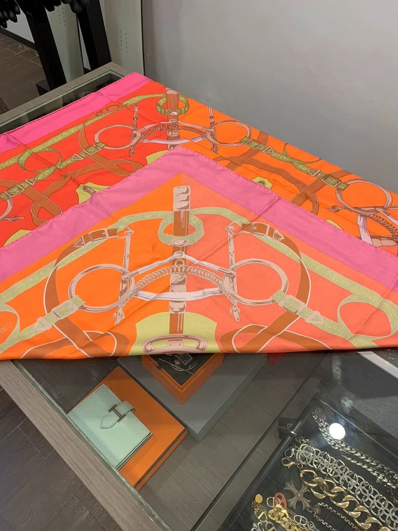 Hermes Hermes Pop Art Horse Silk Scarf 90cm Size ONE SIZE - 5 Thumbnail