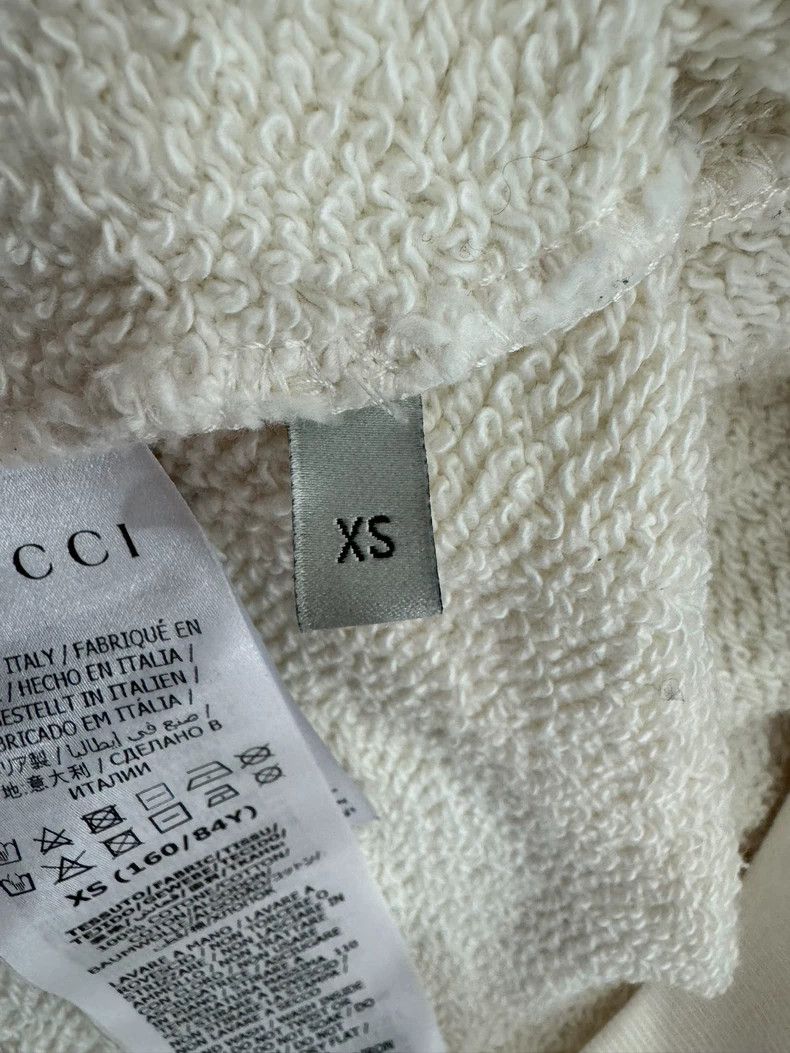 Gucci Gucci Beige Logo Hoodie with Stripes Size XS / US 0-2 / IT 36-38 - 5 Thumbnail
