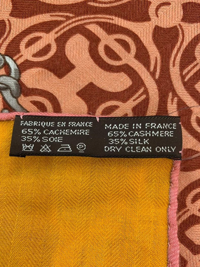Hermes Hermes H Logo Horse Hoof Wool Cashmere Scarf Size ONE SIZE - 6 Thumbnail