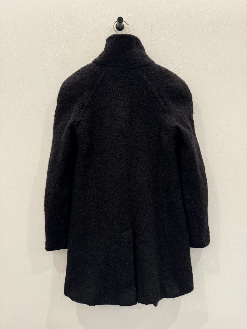 Chanel Chanel Vintage Black Wool Coat with CC Buttons Size S / US 4 / IT 40 - 2 Thumbnail