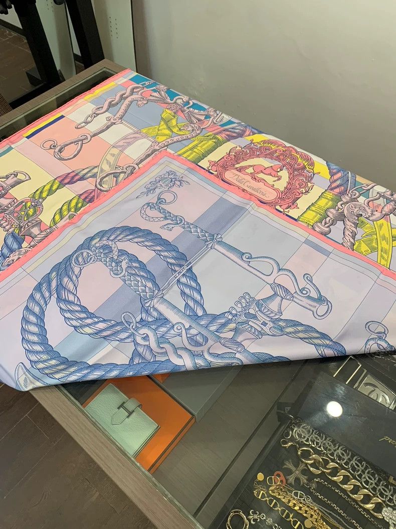 Hermes Hermes "Horse Knight" 90cm Silk Scarf Size ONE SIZE - 5 Thumbnail