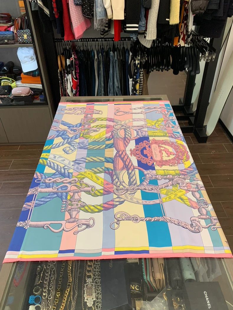 Hermes Hermes "Horse Knight" 90cm Silk Scarf Size ONE SIZE - 4 Thumbnail