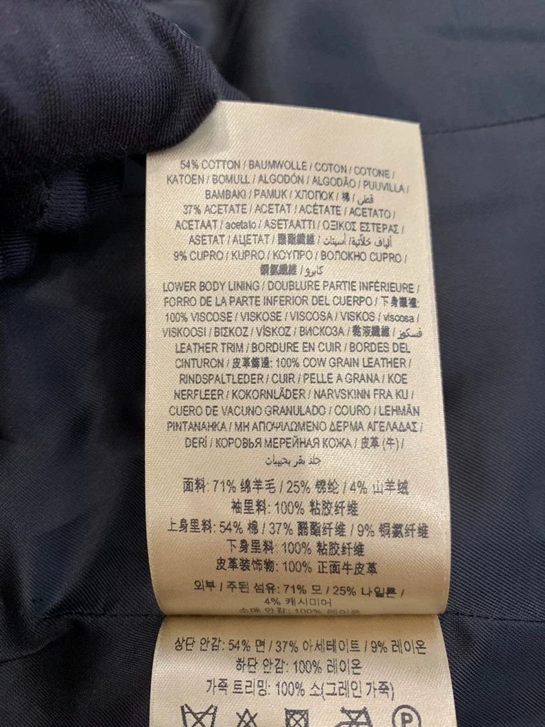 Burberry Burberry Black Wool Double-Breasted Trench Coat Size M / US 6-8 / IT 42-44 - 8 Thumbnail