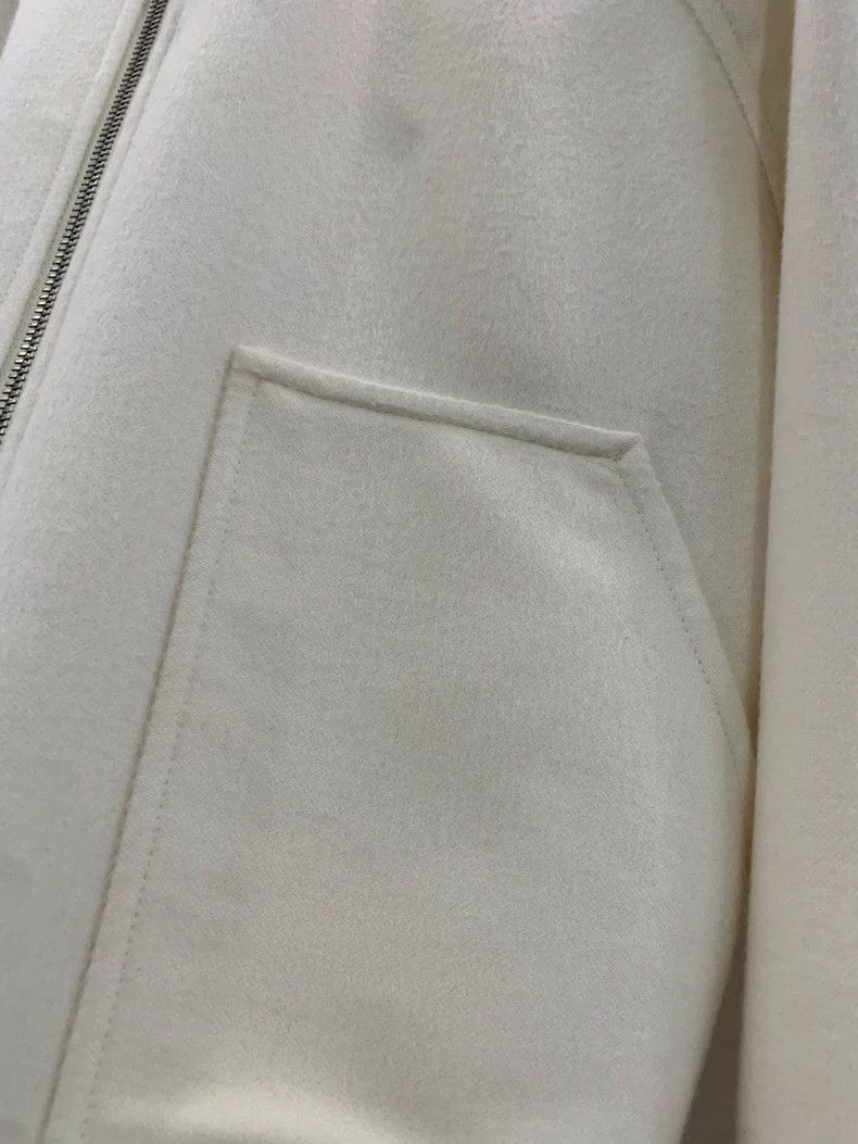 Hermes Hermes White Cashmere Women's Jacket Size XS / US 0-2 / IT 36-38 - 4 Thumbnail