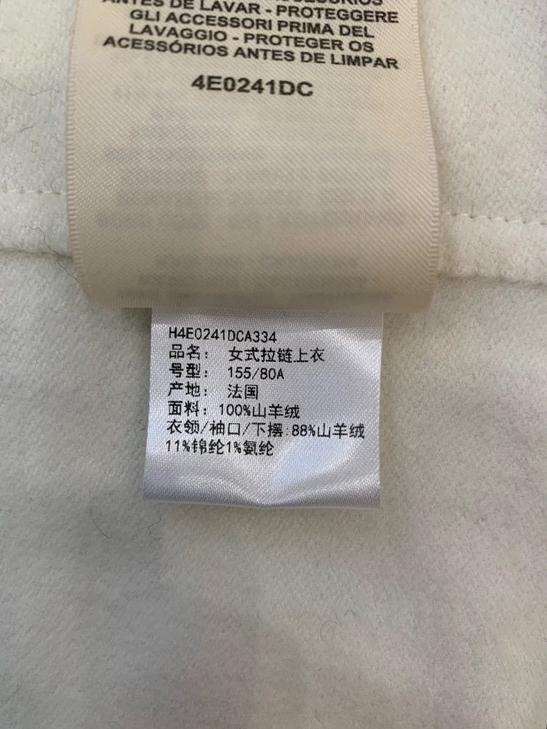 Hermes Hermes White Cashmere Women's Jacket Size XS / US 0-2 / IT 36-38 - 7 Thumbnail
