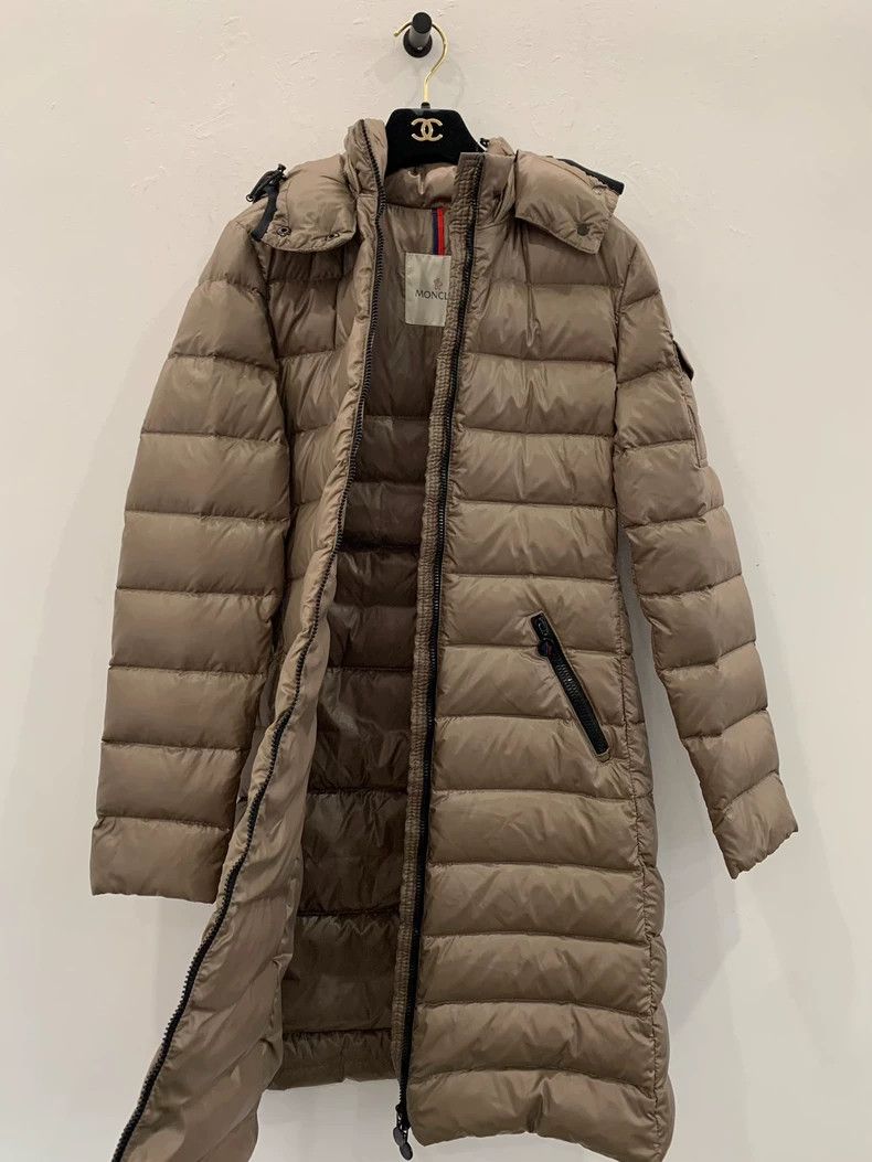 Moncler Moncler Moka Gray Hooded Down Jacket Size XS / US 0-2 / IT 36-38 - 3 Thumbnail
