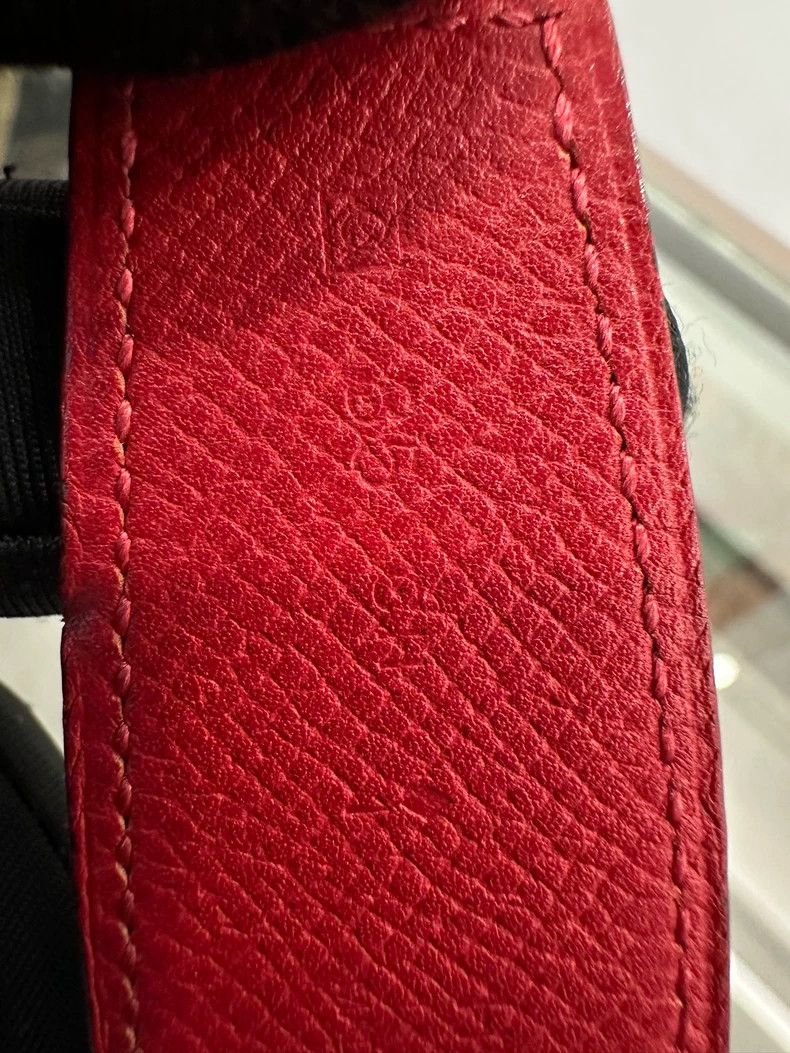 Hermes Hermes Red and Burgundy 3cm Women's Belt 85cm Size ONE SIZE - 9 Thumbnail
