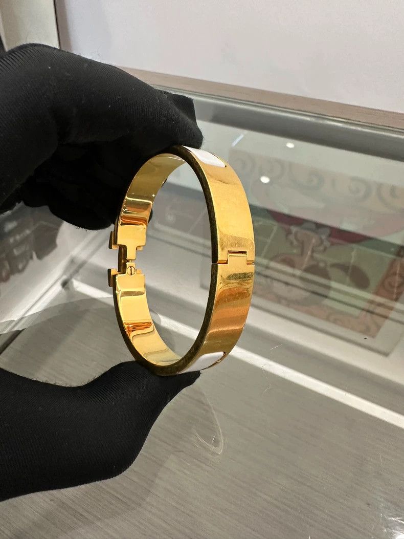 Hermes Hermes Clic H Enamel H Bracelet Size ONE SIZE - 4 Thumbnail