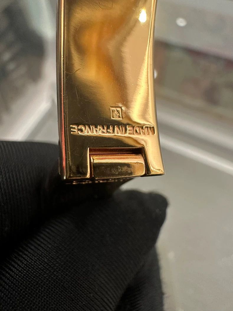Hermes Hermes Clic H Enamel Gold Buckle Bracelet Size ONE SIZE - 6 Thumbnail
