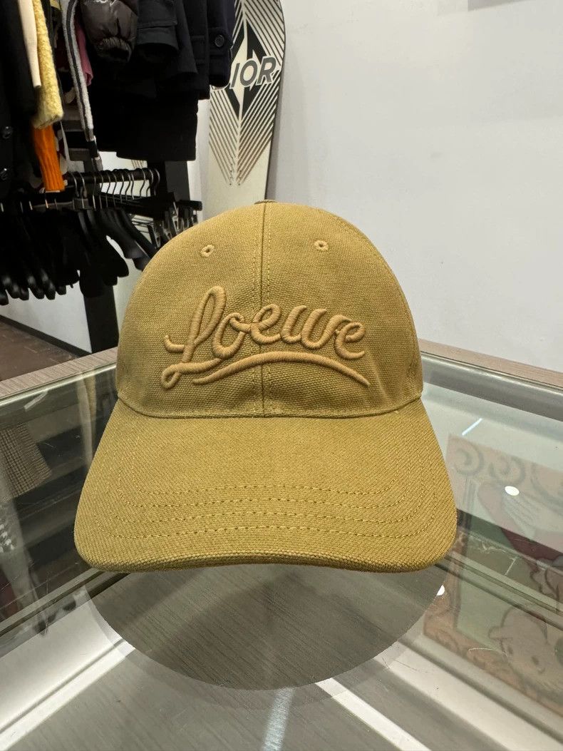 Loewe Loewe Embroidered Logo Yellow Baseball Cap Size ONE SIZE - 2 Thumbnail