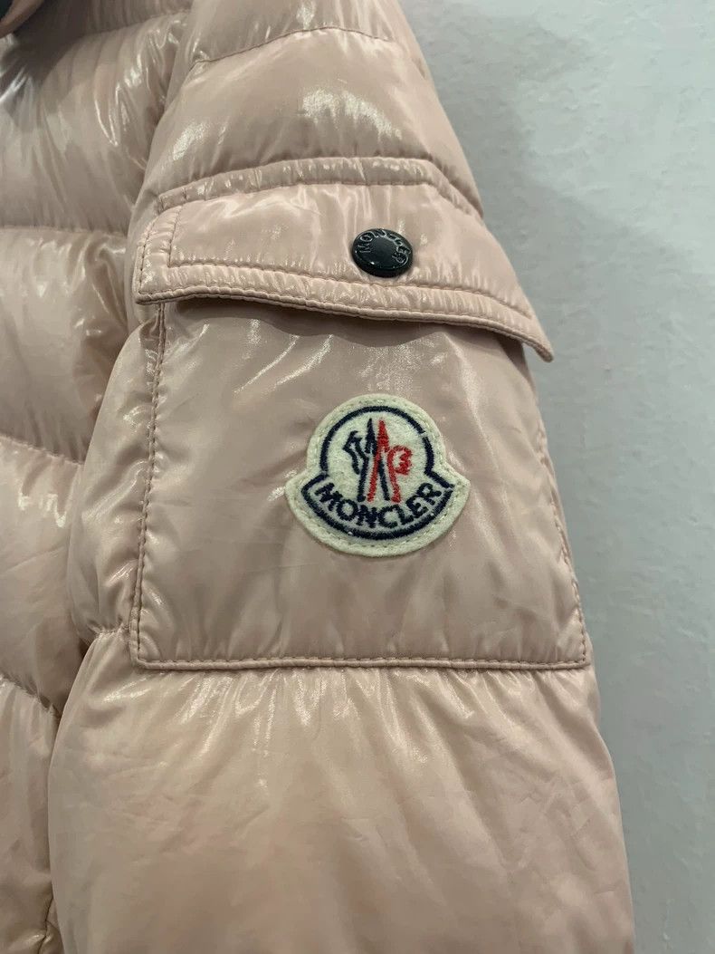 Moncler Moncler Bady Pink Logo Down Jacket Size XXS / US 00 / IT 34 - 4 Thumbnail