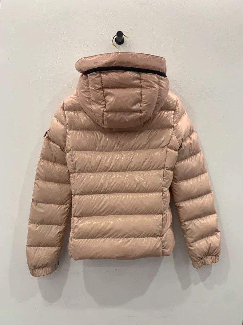 Moncler Moncler Bady Pink Logo Down Jacket Size XXS / US 00 / IT 34 - 2 Thumbnail