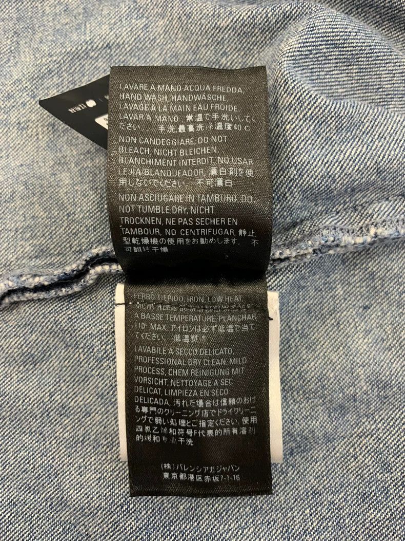 Balenciaga Balenciaga Blue Denim Shirt Jacket Size XS / US 0-2 / IT 36-38 - 7 Thumbnail