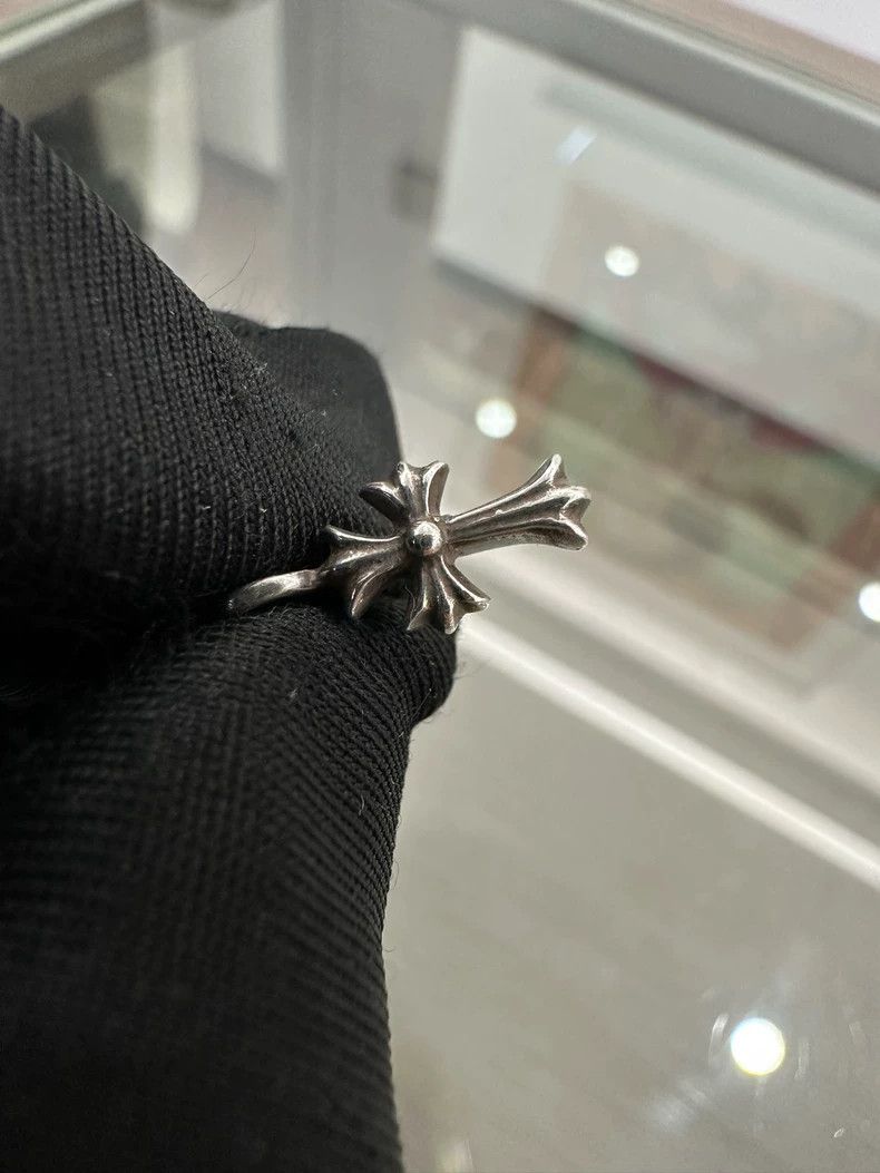 Chrome Hearts Chrome Hearts Babyfat Cross Silver Earrings Size ONE SIZE - 3 Thumbnail