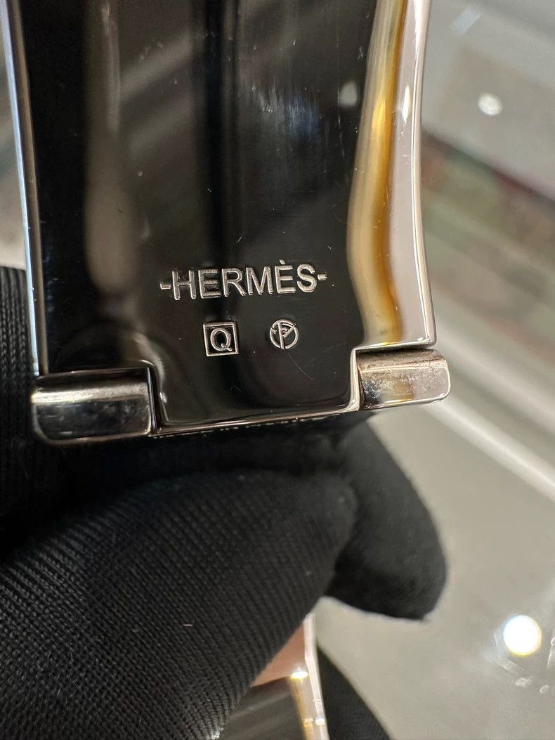 Hermes Hermes Orange Wide H Bracelet PM Size Size ONE SIZE - 5 Thumbnail