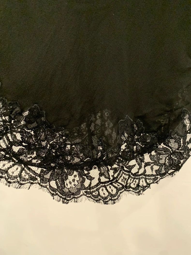 Givenchy Givenchy Black Lace Silk Camisole Top Size XS / US 0-2 / IT 36-38 - 4 Thumbnail