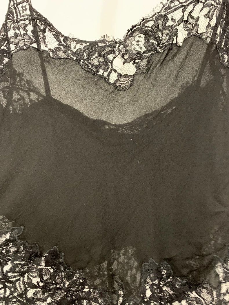 Givenchy Givenchy Black Lace Silk Camisole Top Size XS / US 0-2 / IT 36-38 - 3 Thumbnail