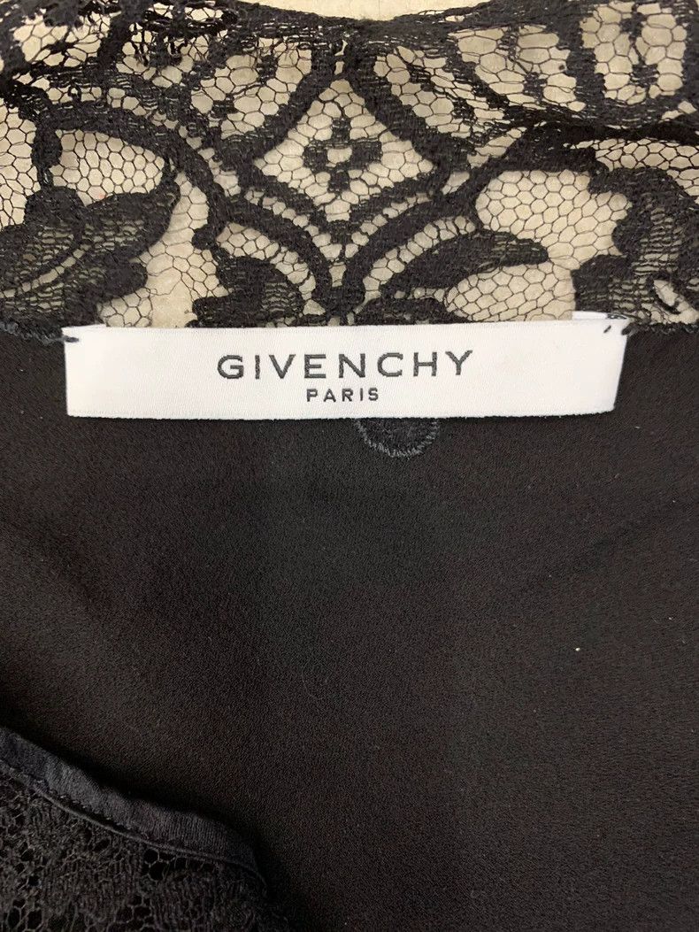 Givenchy Givenchy Black Lace Silk Camisole Top Size XS / US 0-2 / IT 36-38 - 5 Thumbnail