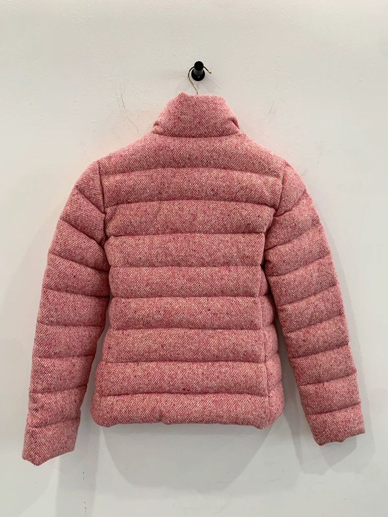 Moncler Moncler Pink Wool Down Jacket With Logo Size XS / US 0-2 / IT 36-38 - 2 Thumbnail