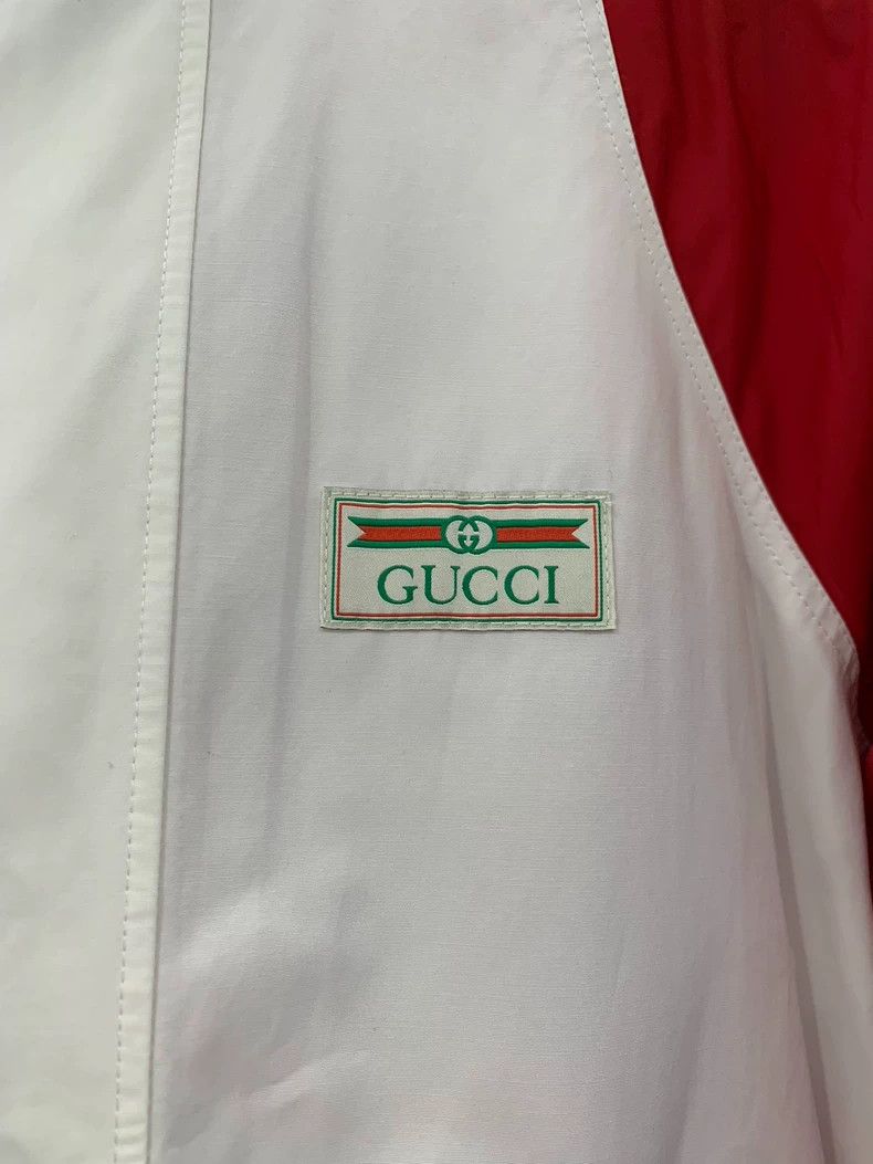 Gucci Gucci Red Green Stripe White Hooded Jacket Size XXS / US 00 / IT 34 - 4 Thumbnail