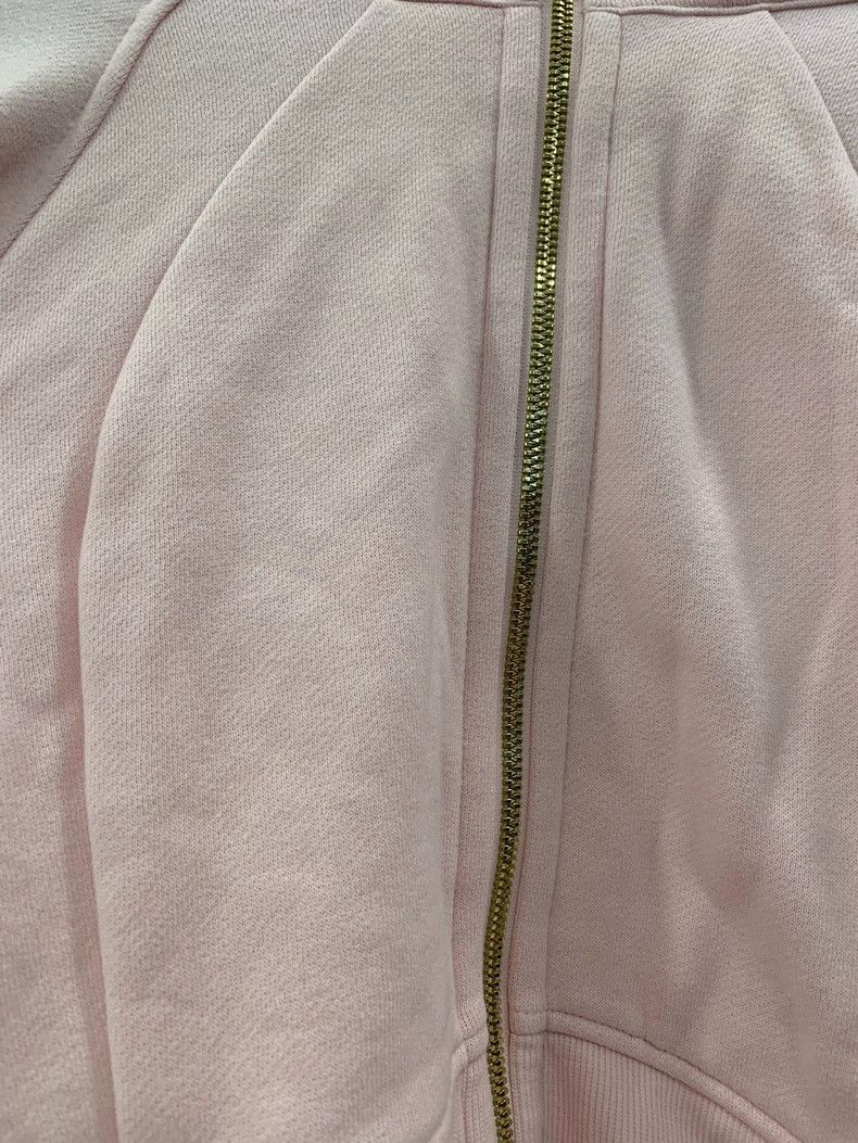 Missing Since Thursday Lululemon Scuba Pink Cropped Jacket Size M / US 6-8 / IT 42-44 - 3 Thumbnail