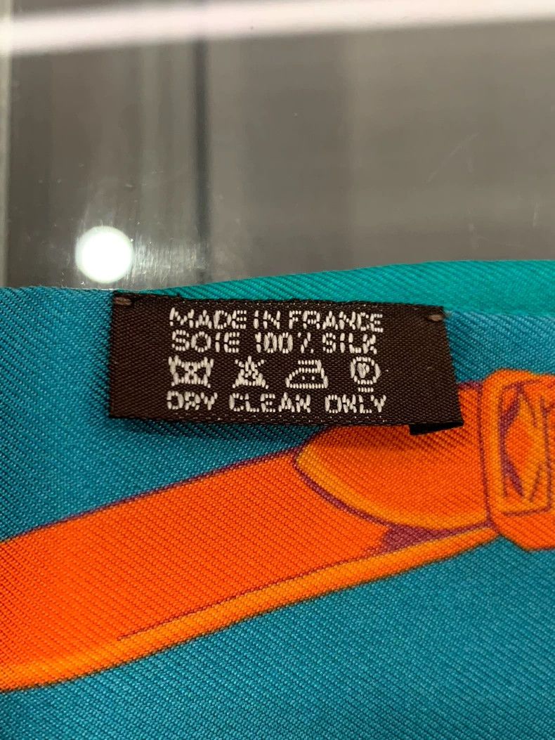Hermes Hermes Green Horseshoe Logo Wide Ribbon Size ONE SIZE - 9 Thumbnail