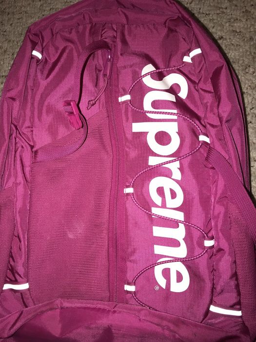 Supreme magenta best sale backpack