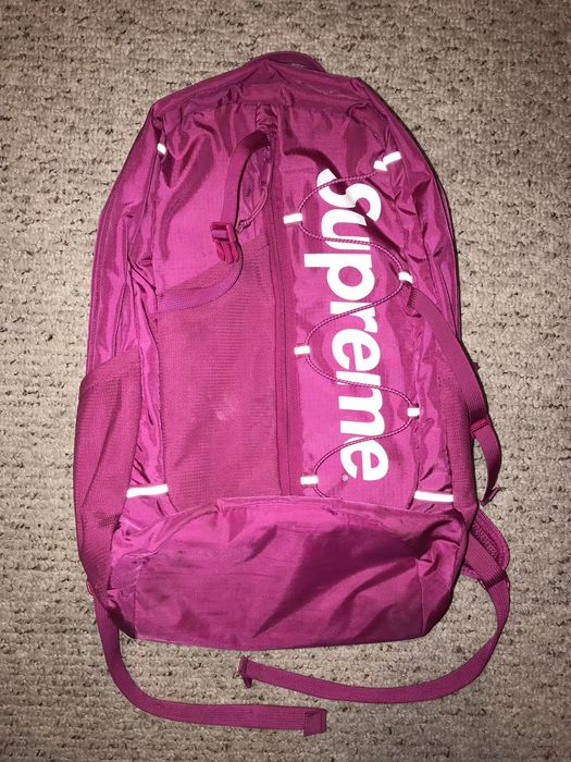 Supreme backpack clearance magenta