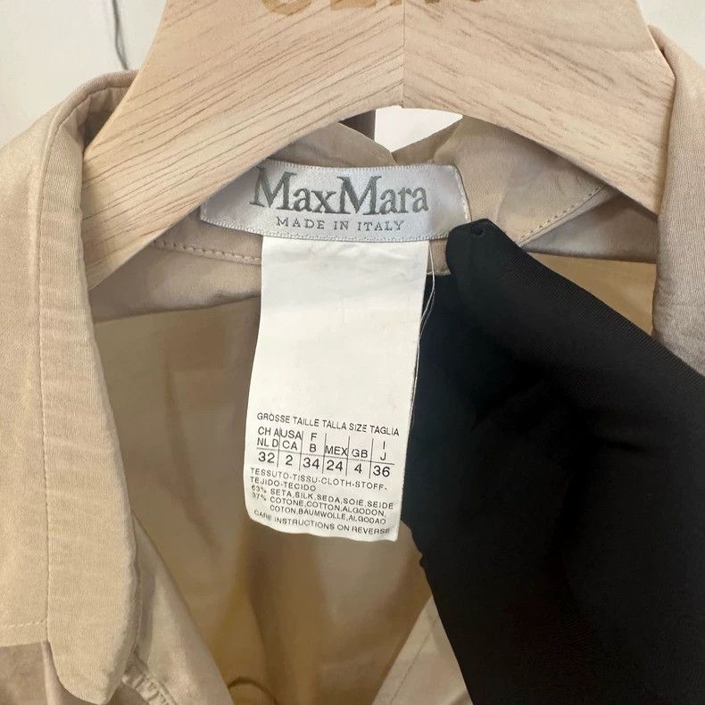 Max Mara MaxMara Women's Belted Trench Coat -dmc Size M / US 6-8 / IT 42-44 - 4 Thumbnail