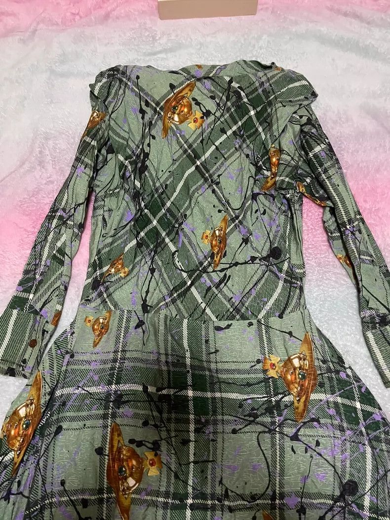 Vivienne Westwood Vivienne Westwood 3D Saturn Plaid Dress - dmc Size M / US 6-8 / IT 42-44 - 2 Thumbnail