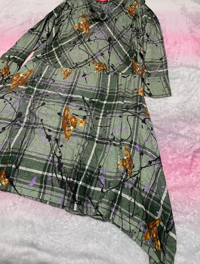 Vivienne Westwood Vivienne Westwood 3D Saturn Plaid Dress - dmc Size M / US 6-8 / IT 42-44 - 4 Thumbnail