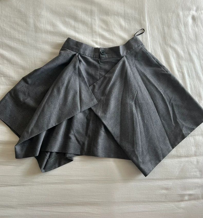 Vivienne Westwood Vivienne Westwood Gray Asymmetric Skirt - dmc Size 24" / US 00 / IT 34 - 3 Thumbnail