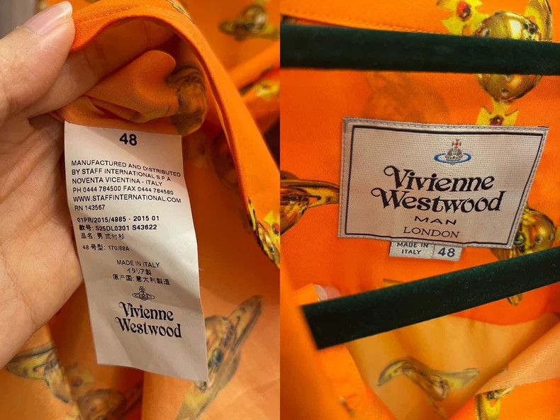 Vivienne Westwood Vivienne Westwood Saturn Print Shirt - dmc Size M / US 6-8 / IT 42-44 - 3 Thumbnail