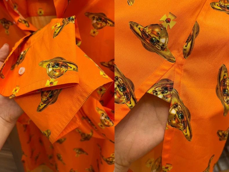 Vivienne Westwood Vivienne Westwood Saturn Print Shirt - dmc Size M / US 6-8 / IT 42-44 - 4 Thumbnail