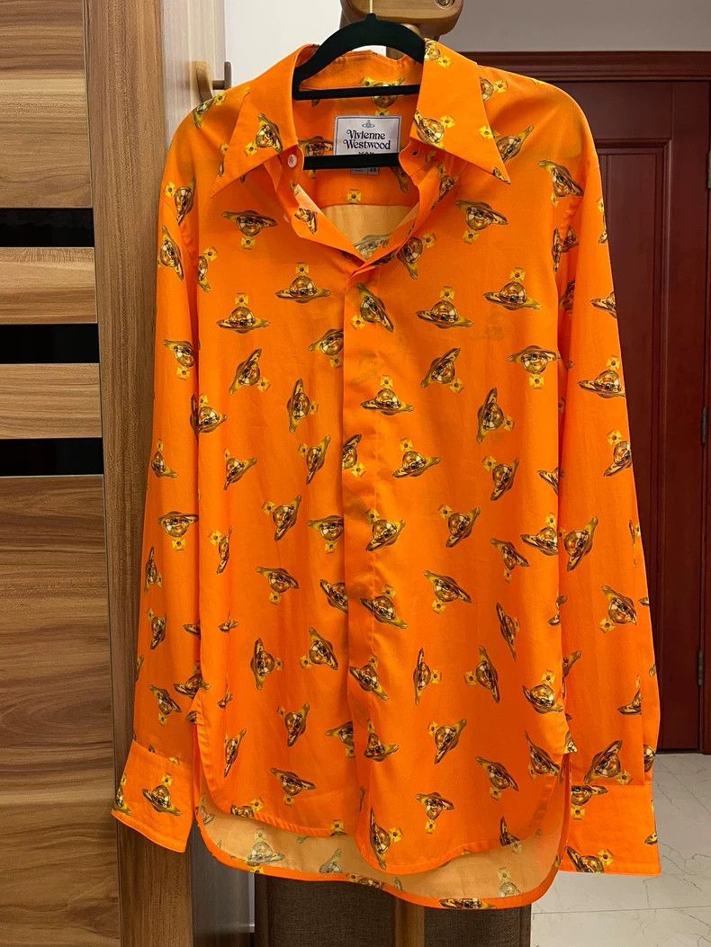Vivienne Westwood Vivienne Westwood Saturn Print Shirt - dmc Size M / US 6-8 / IT 42-44 - 2 Thumbnail