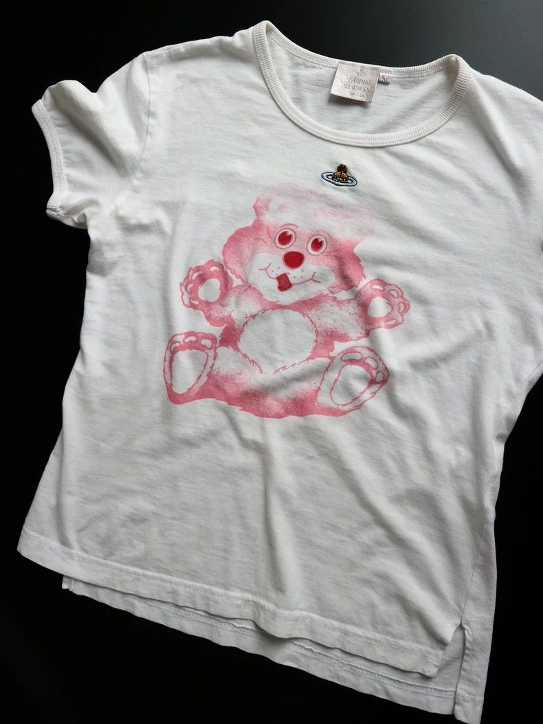Vivienne Westwood Vivienne Westwood Pink Bear Embroidered T-shirt - dmc Size S / US 4 / IT 40 - 5 Thumbnail