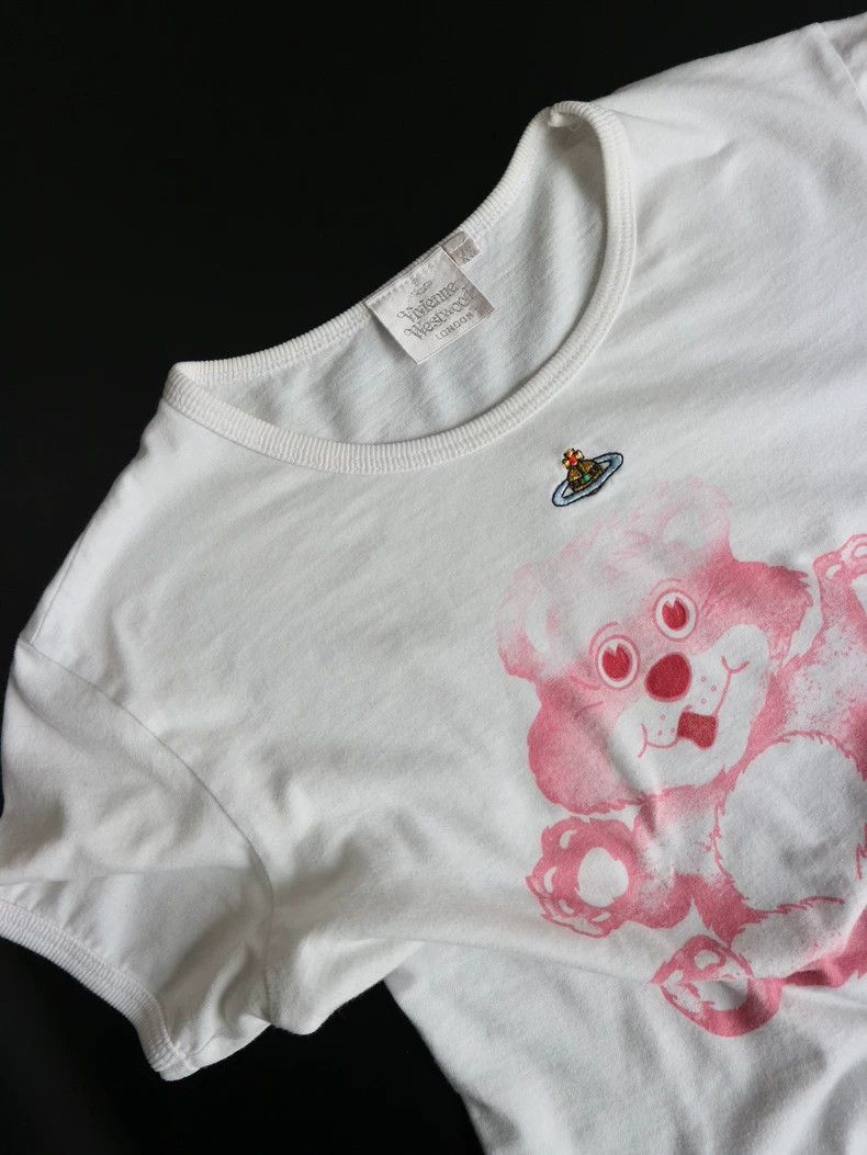 Vivienne Westwood Vivienne Westwood Pink Bear Embroidered T-shirt - dmc Size S / US 4 / IT 40 - 3 Thumbnail